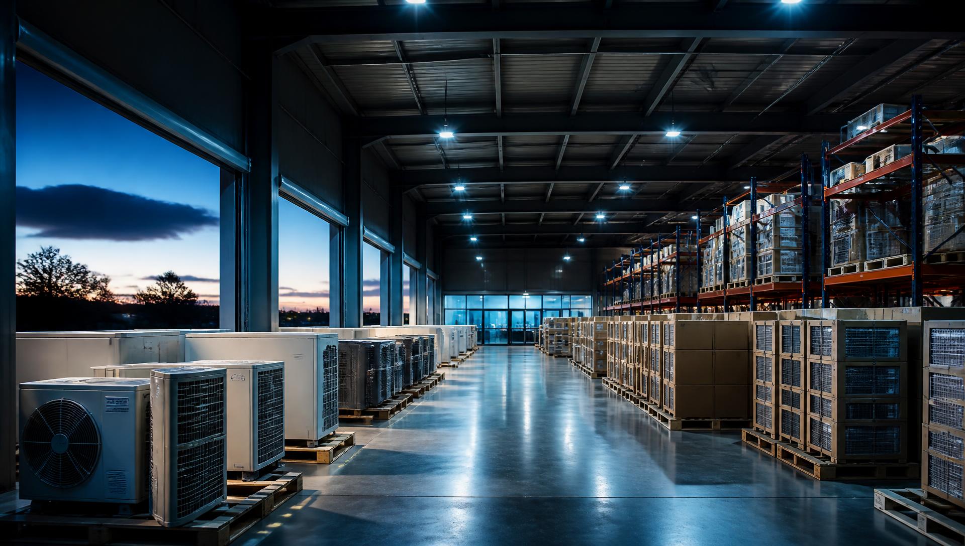 Centro de distribución de equipos de climatización ADINA