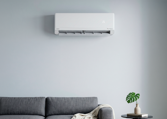 Línea Elite Series — destacada home ADINA Unidad interior Elite Series ADINA en sala moderna.